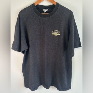 Vintage King Cotton St. Thomas Shirt Mens XL Gray Turtle Embroidered 90s Waffle